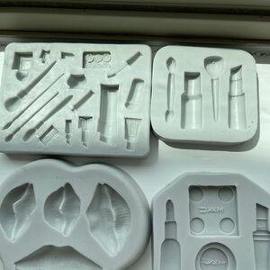 White Silicone Mold Set for Crafts